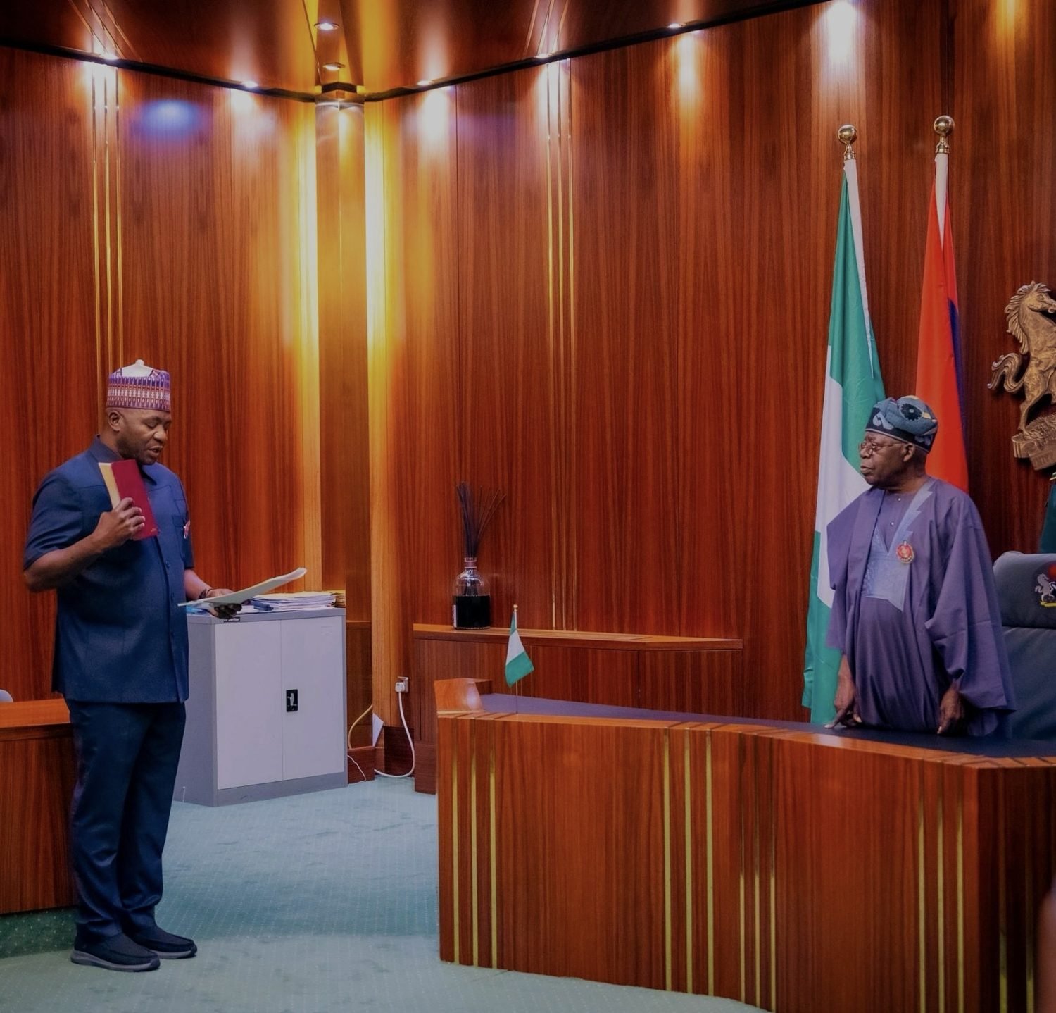 President Bola Ahmed Tinubu at the State House
